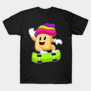 Cupcake Skater Skateboard T-Shirt